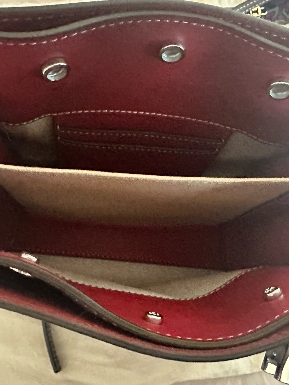 Tory Burch Lee Radizell petite double bag, purple - Picture 3 of 10